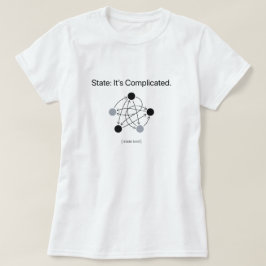Camiseta Estado Es Complicado Humor de Programador Mujer