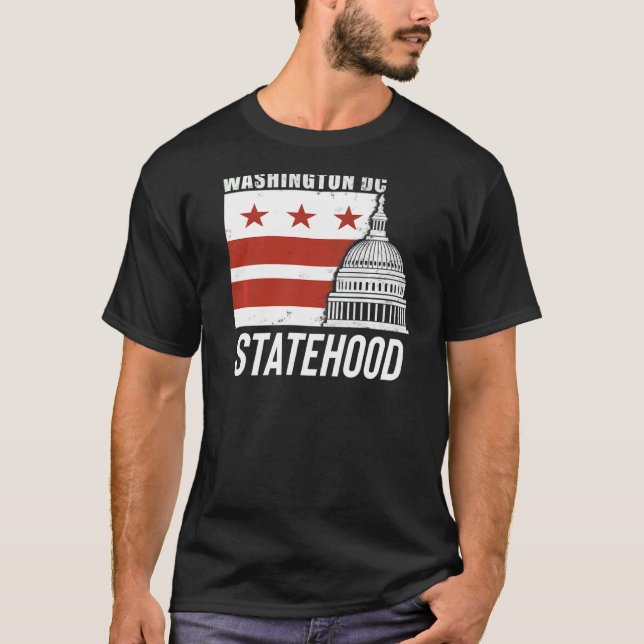 Camiseta Estado Nativo De Washington D C (Anverso)
