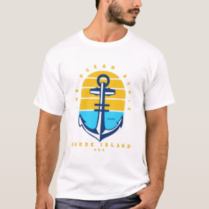 Camiseta Estado oceánico de Rhode Island
