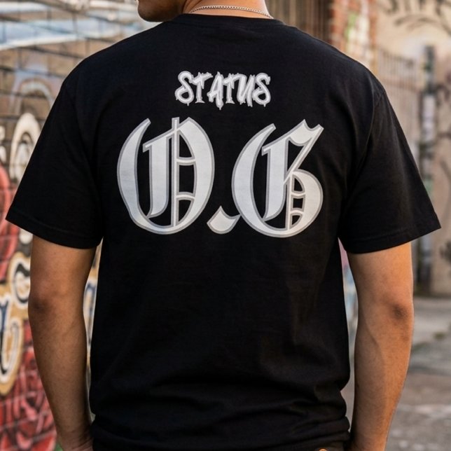 Camiseta Estado OG golpe de vuelta (Status O.G Tshirt)