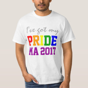 Camiseta Estado personalizado y año en que tengo mi orgullo