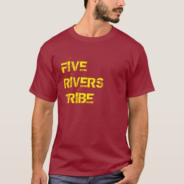 Camiseta Estado Punjab, tribu de cinco ríos indio Desi Punj (Anverso)