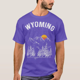 Camiseta Estado retro Wyoming vintage