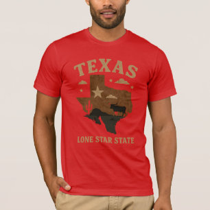 Camiseta Estado solitario de Texas - Un tributo a la indepe