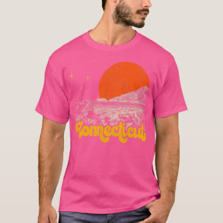 Camiseta Estado vintage de Connecticut a mediados del siglo