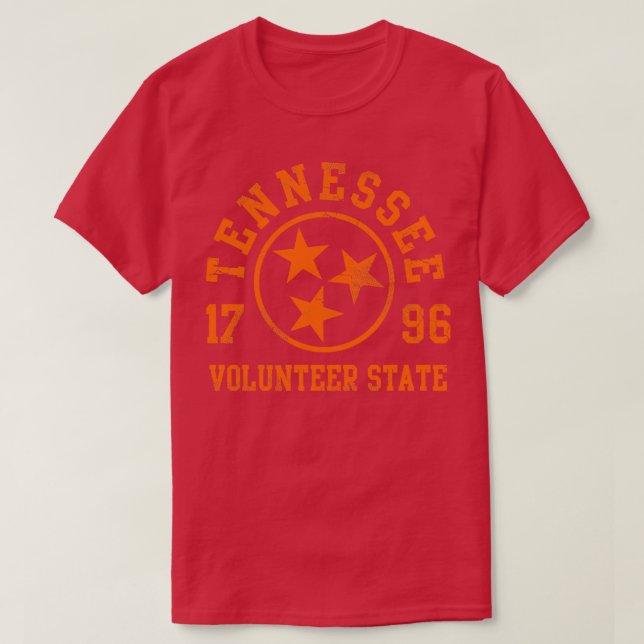 Camiseta Estado voluntario de Tennessee 1796 (Diseño del anverso)