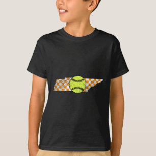 Camiseta Estado voluntario Tennessee Tablero de ajedrez Sof