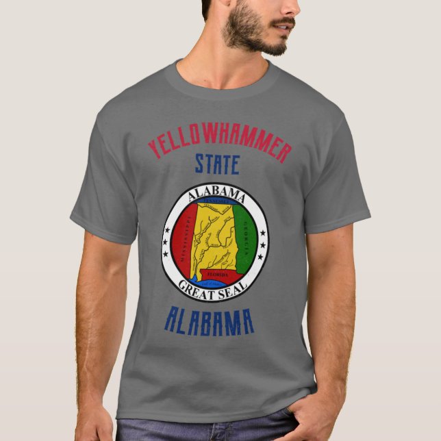Camiseta Estado Yellowhammer Alabama (Anverso)