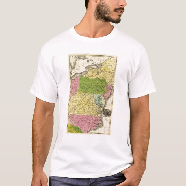 Camiseta Estados 2 del centro (Anverso)
