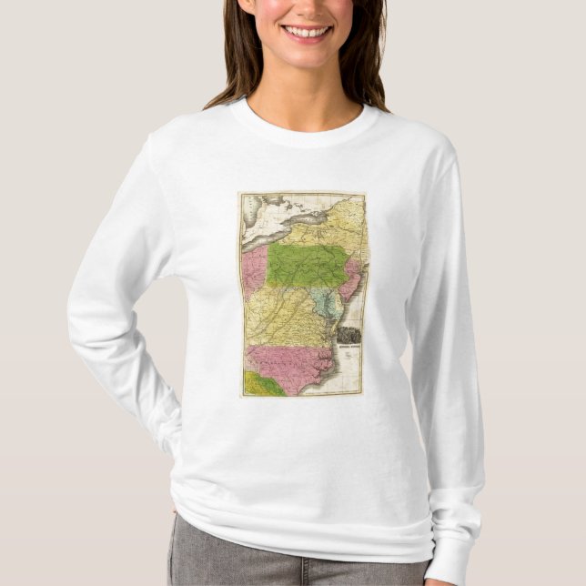 Camiseta Estados 2 del centro (Anverso)