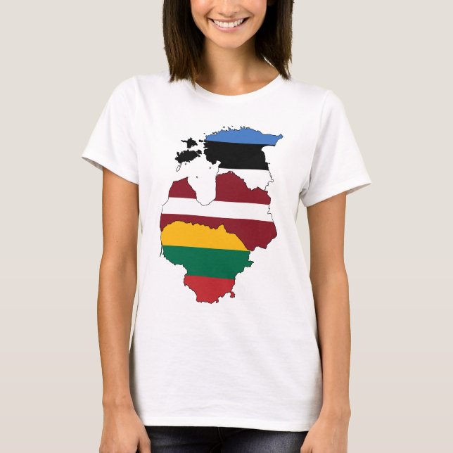Camiseta Estados bálticos (Anverso)