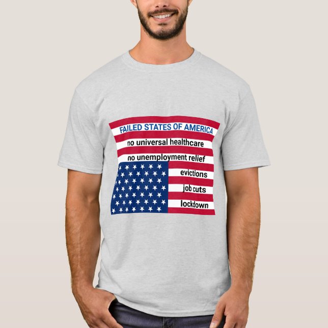 CAMISETA ESTADOS FALLIDOS DE AMÉRICA (Anverso)