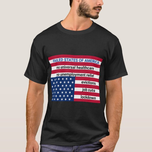 CAMISETA ESTADOS FALLIDOS DE AMÉRICA (Anverso)