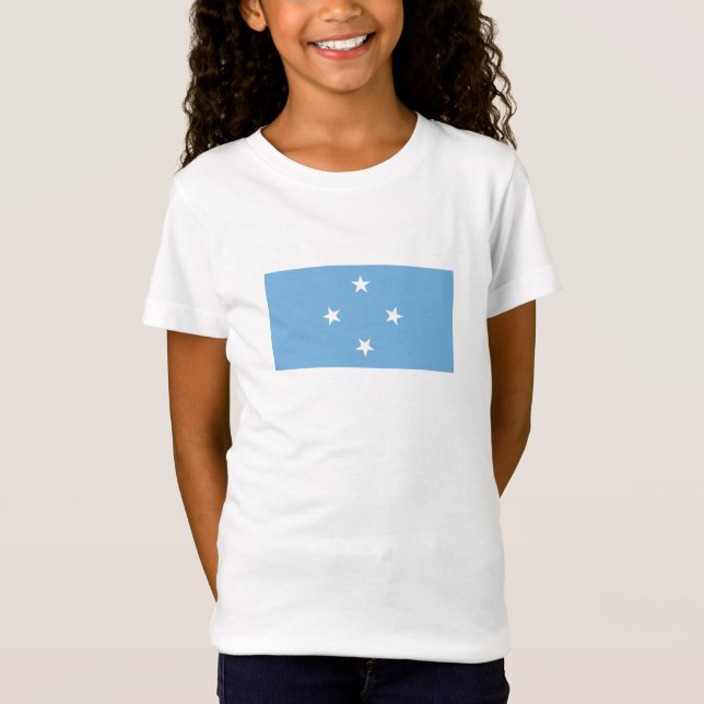 Camiseta Estados Federados de Micronesia Bandera (Anverso)