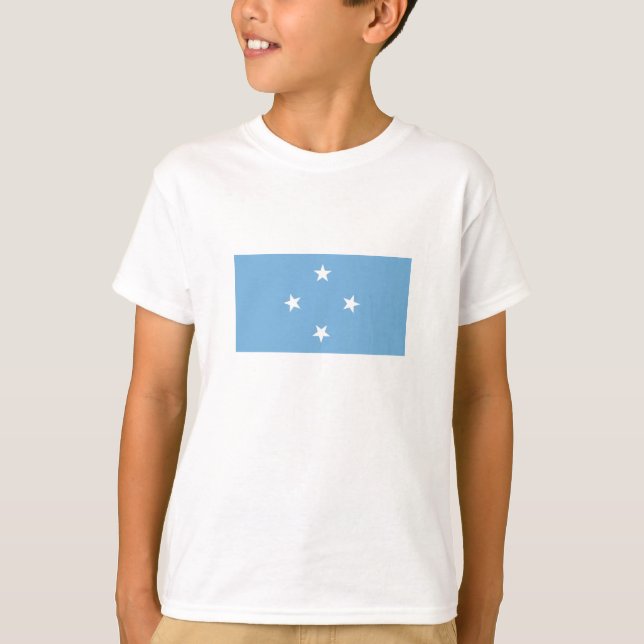 Camiseta Estados Federados de Micronesia Bandera (Anverso)