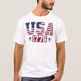 Camiseta Estados Unidos 1776 Día de la Independencia de la