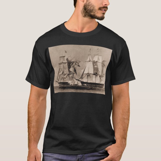 Camiseta Estados Unidos 1798, nave histórica de los (Anverso)