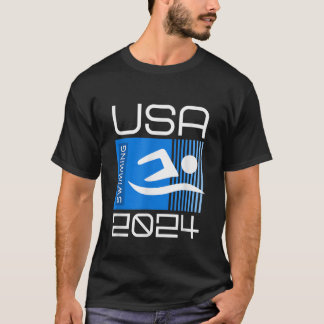 Camiseta Estados Unidos 2024 Estadounidense Sport 2024 Swim