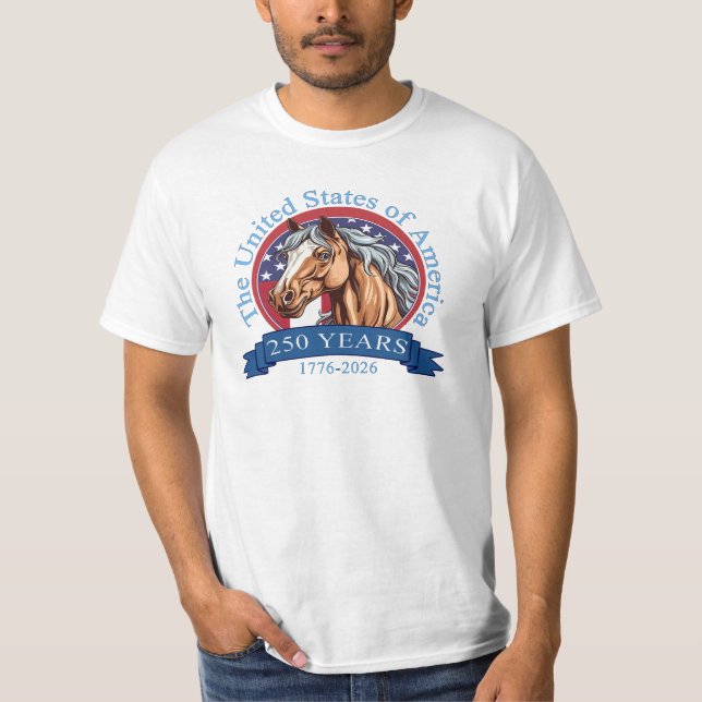 Camiseta Estados Unidos, 250° Aniversario (Anverso)