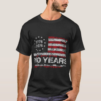 Camiseta Estados Unidos 250 Aniversario Cumpleaños Retro US
