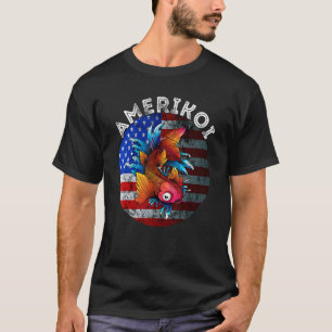 Camiseta Estados Unidos 4 De Julio Estados Unidos Koi Fish 