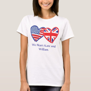 Camiseta Estados Unidos ama a Kate y William