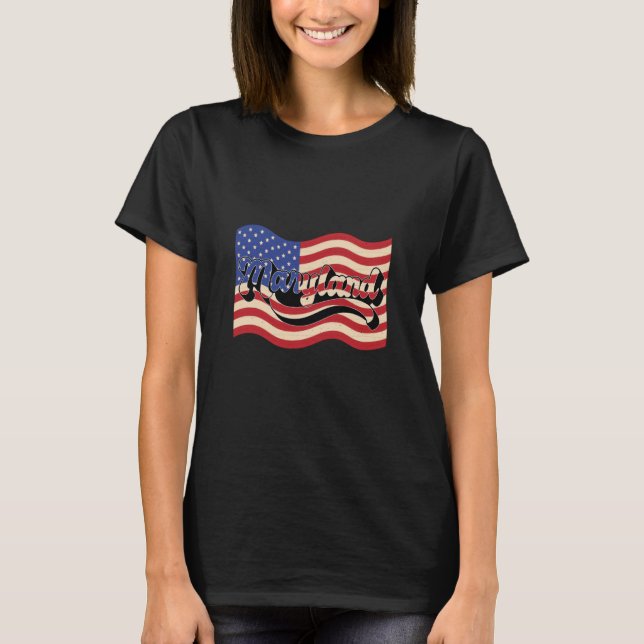 Camiseta Estados Unidos América Maryland (Anverso)