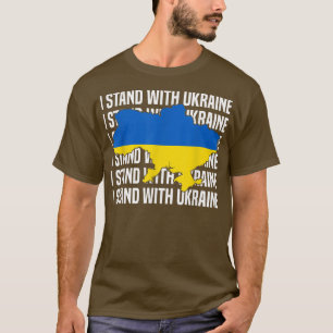 Camiseta Estados Unidos apoya bandera de Ucrania amor ucran