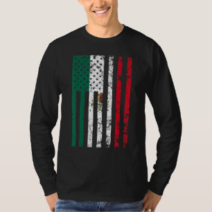 Camiseta Estados Unidos Bandera de México Roots Americanos