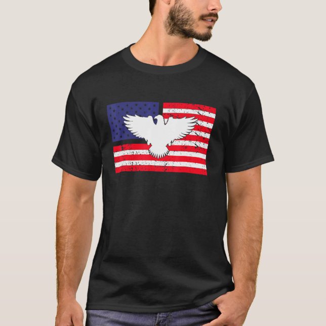 Camiseta Estados Unidos Bandera Estadounidense Patriótica 4 (Anverso)