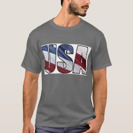 Camiseta Estados Unidos: Bandera Patriótica Americana Roja