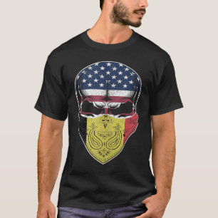 Camiseta Estados Unidos Bélgica Rota bandera belga norteame