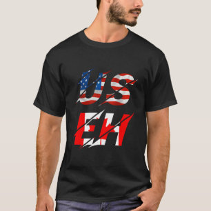 Camiseta Estados Unidos Canadá Bandera Americana Canadá