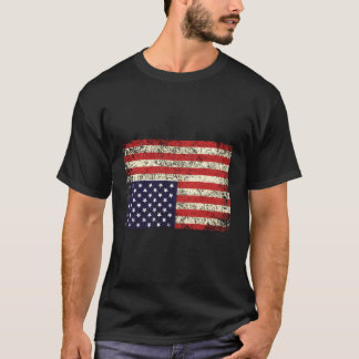 Camiseta Estados Unidos con la bandera de la cabeza abajo