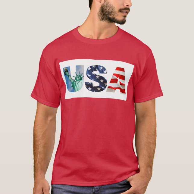 Camiseta Estados Unidos con la estatua de la libertad (Anverso)