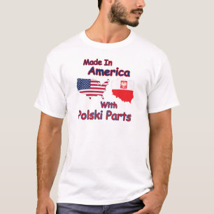 Camiseta Estados Unidos con partes de polski