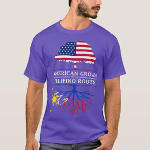 Camiseta Estados Unidos crece con raíces filipinas Filipina