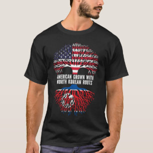 Camiseta Estados Unidos crece con raíces norcoreanas bander