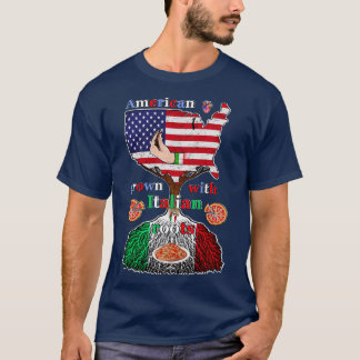 Camiseta Estados Unidos creció con raíces italianas