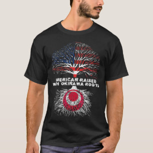 Camiseta Estados Unidos criado con raíces en Okinawa Japón