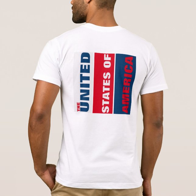 Camiseta Estados Unidos de América (Reverso)