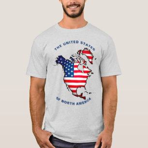 Camiseta Estados Unidos de América del Norte Personalizado 