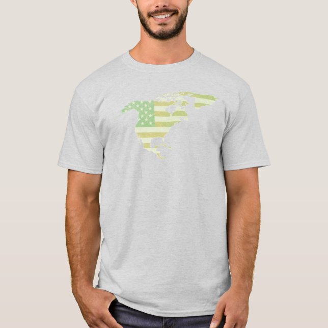 Camiseta Estados Unidos de América del Norte se desvaneció (Anverso)