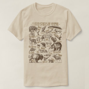 Camiseta Estados Unidos de Animal