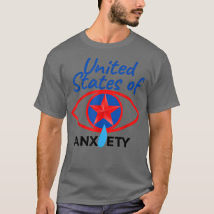 Camiseta Estados Unidos De Ansiedad EE. UU. Conciencia De S