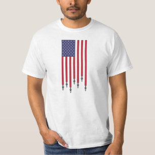 Camiseta Estados Unidos de ataques aéreos