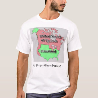 Camiseta Estados Unidos de Canadá y de Jesusland