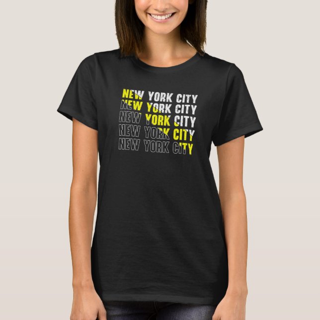Camiseta Estados Unidos De Nueva York Viaja New Yorker Empi (Anverso)