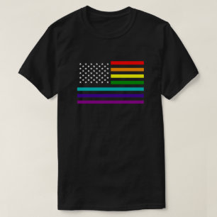 CAMISETA ESTADOS UNIDOS DEL ARCO IRIS DE LA IGUALDAD