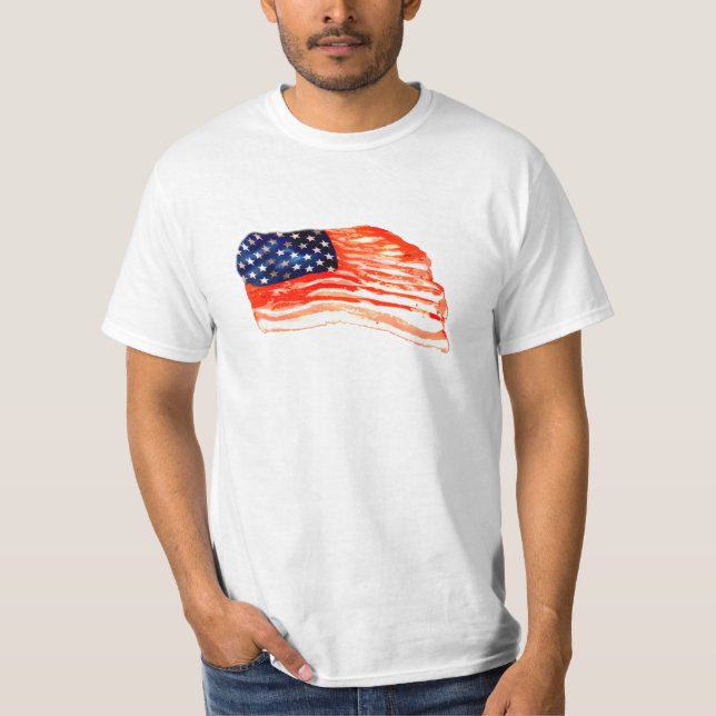 Camiseta Estados Unidos del tocino (Anverso)